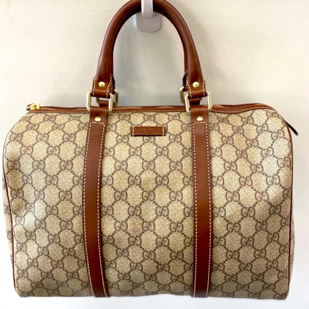 GUCCI MONOGRAM MEDIUM JOY BOSTON BAG